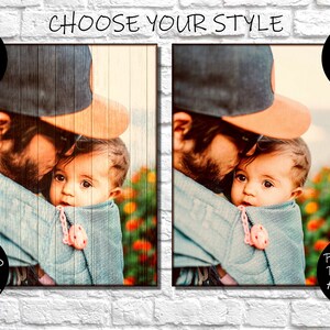 Personalized Gifts For Dad, Personalized Fathers Day Gift, Personalized Dog Dad Gift, Fathers Day Gift For Dad Wooden Photo Gifts image 8