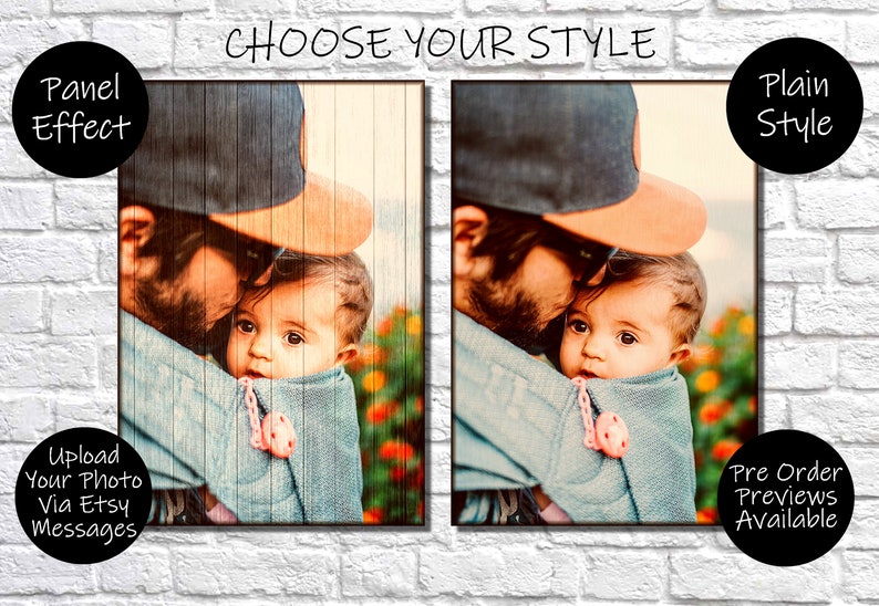 Personalized Gifts For Dad, Personalized Fathers Day Gift, Personalized Dog Dad Gift, Fathers Day Gift For Dad Wooden Photo Gifts image 8