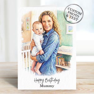 Celebrate your special dad with our Custom Dad Portrait Photo Gifts! Perfect for any occasion, these unique portraits capture the love and memories you share. Ideal as a personalised birthday card from daughter, son, dog, or cat, each piece is crafted with care to showcase your dad's personality. Make his day unforgettable with a heartfelt gift that he'll cherish forever. Order your custom portrait today and add a personal touch to your celebrations!