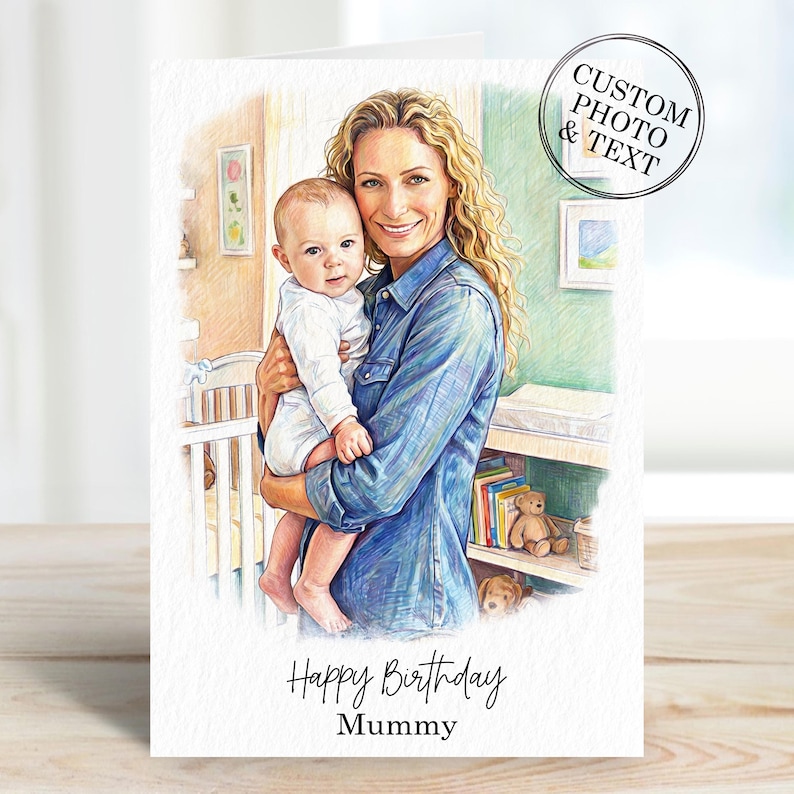 Celebrate your special dad with our Custom Dad Portrait Photo Gifts! Perfect for any occasion, these unique portraits capture the love and memories you share. Ideal as a personalised birthday card from daughter, son, dog, or cat, each piece is crafted with care to showcase your dad's personality. Make his day unforgettable with a heartfelt gift that he'll cherish forever. Order your custom portrait today and add a personal touch to your celebrations!