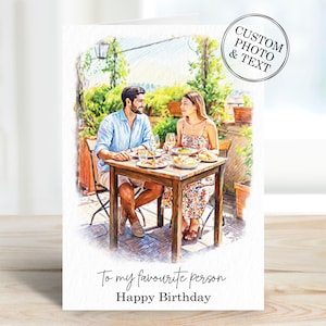 Celebrate a special birthday with a personalized keepsake! Our custom watercolour portrait birthday card is the perfect gift for him or her. Surprise your loved ones - husband, brother, dad, mum, wife, friend, sister - with a unique and heartfelt greeting. Handcrafted with love, this one-of-a-kind card is sure to make their day extra special. Order yours today! 🎨💌 #CustomPortrait #PersonalizedCard #BirthdayGift #GiftForHim #GiftForHer #UniqueCard
