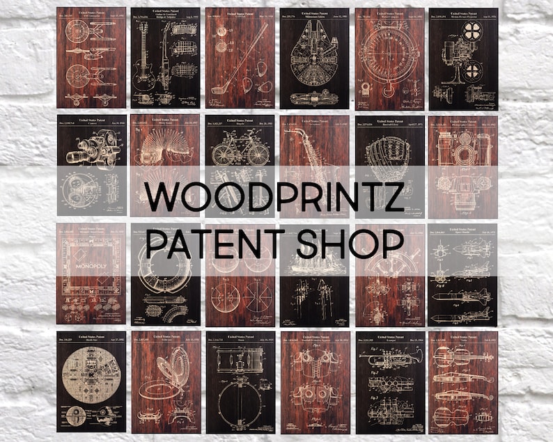 Movie Camera Patent Print Gift Idea Retro Camera Patent Wood Etsy UK