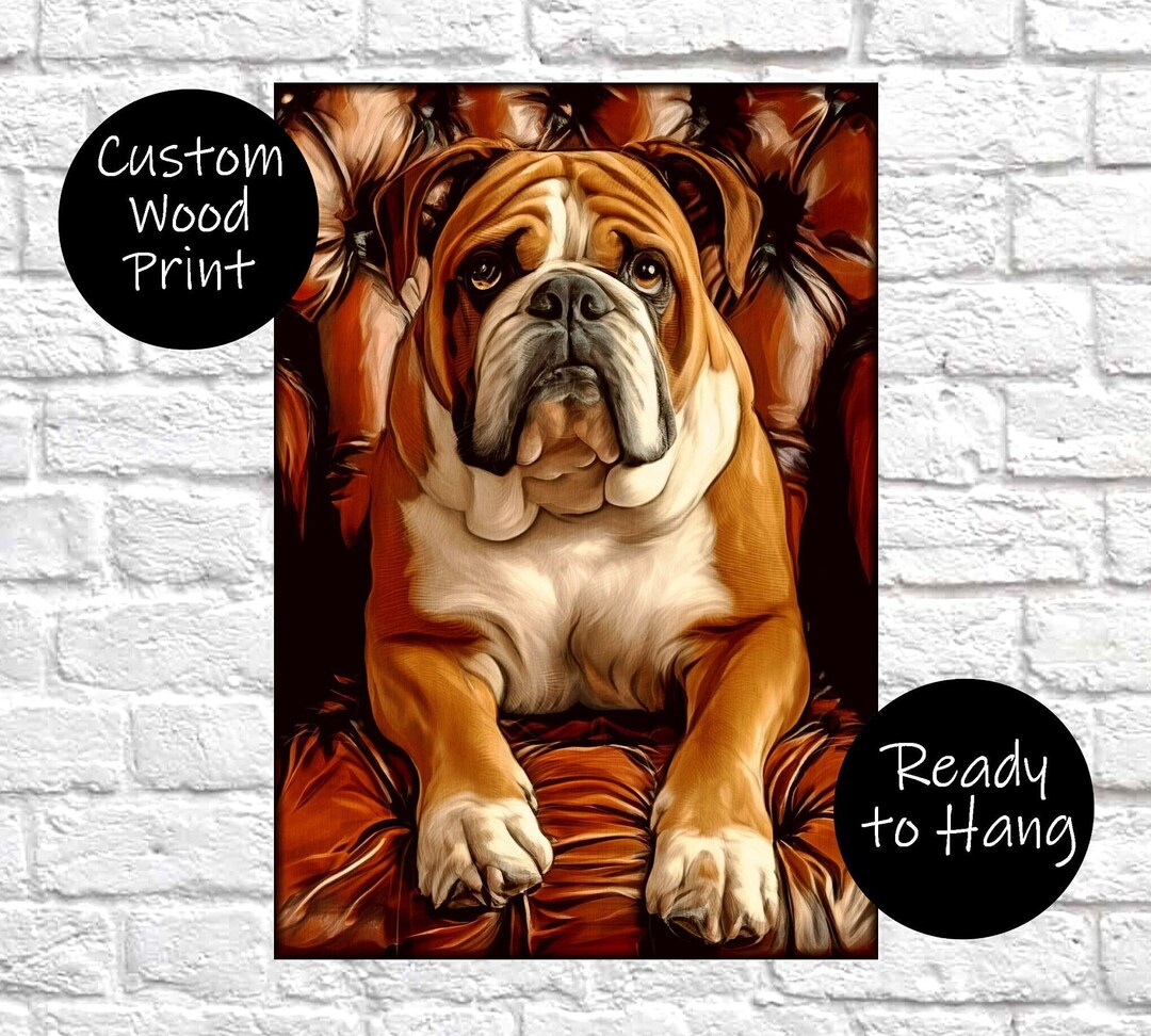 Pet Portrait Gift for Him Custom Pet Memorial Gift Personalized Gifts