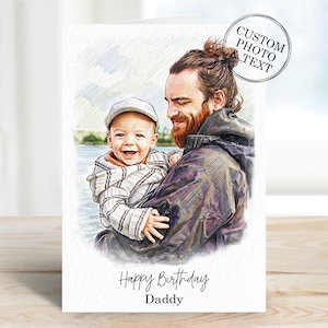 Celebrate their special day with our Custom Birthday Card for Him or Her! This personalised portrait birthday card makes the perfect gift for your husband, wife, or mum. Each card is uniquely designed to capture their essence, adding a heartfelt touch to your birthday wishes. Choose a custom portrait for a memorable keepsake that they'll cherish forever. Make this birthday extraordinary with a card that truly reflects their personality. Order your personalised birthday card today!