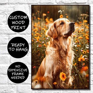 Pet Memorial Portrait Gift For Him, Dog Memorial Portrait Gift For Her, Custom Portrait From photo Gifts For Mom / Dad, Dog Remebrance Gift