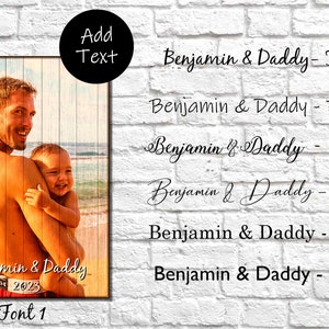 Personalized Gifts For Dad, Personalized Fathers Day Gift, Personalized Dog Dad Gift, Fathers Day Gift For Dad Wooden Photo Gifts image 5