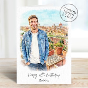Celebrate your beloved mum with our Custom Mum Portrait Photo Gifts! This unique piece is a heartfelt addition to her special day. Perfect as a Personalised Happy Mummy Birthday Card from Daughter, Son, or even Pet, it captures the essence of her love and warmth. Made with care, each portrait is tailored to reflect her personality, making it a cherished keepsake. A thoughtful way to show your appreciation and love—she’s sure to treasure it forever! Order your custom portrait today!