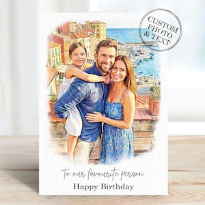 Celebrate your special mum with our Custom Mum Portrait Photo Gifts! Perfect for her birthday, this personalised card is a heartfelt way to show your love. Whether from a daughter, son, or even a beloved pet, this unique keepsake captures cherished memories and moments. Tailor it to reflect her personality with your favorite photo and a sweet message. Make her feel extra special this year with a gift that she'll treasure forever! Order now for a memorable birthday surprise!