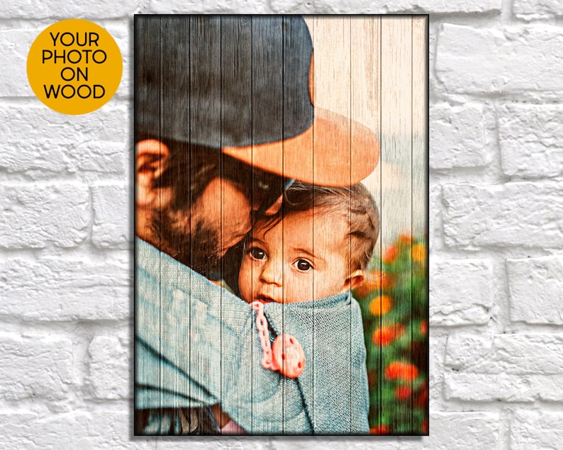 Fathers Day Gift From Daughter Personalized Gifts For Dad Gift Dad Birthday Gift Personalized Fathers Day Gifts From Son Wood Photo Frame 