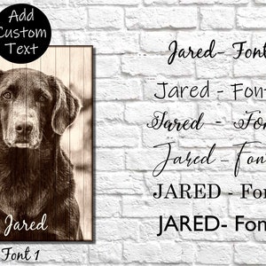 Personalized Dog Portrait - Custom Pet Memorial Gift - Wood Frame - Sympathy Gift for Him - Pet Loss Remembrance