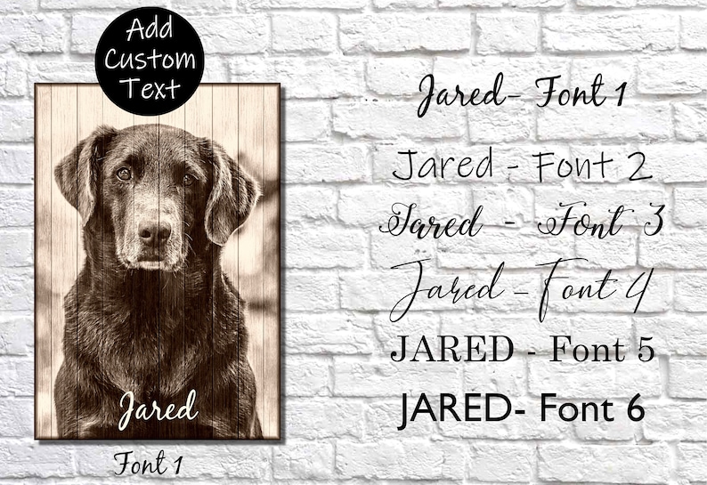 Personalized Dog Portrait - Custom Pet Memorial Gift - Wood Frame - Sympathy Gift for Him - Pet Loss Remembrance