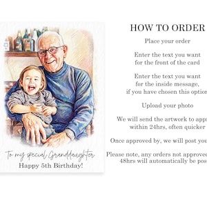 Looking for a personalised gift? Our custom portrait Greeting card is the perfect choice! Personalised for him or her, this unique card is ideal for men like your husband, brother, or dad, and women including mum, wife, friend, or sister. Make their day special with this one-of-a-kind card!
