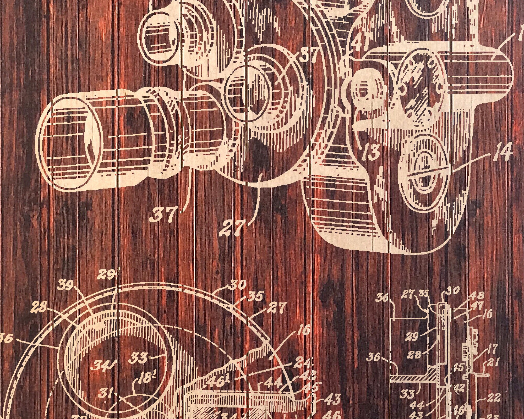 Movie Camera Patent Print Gift Idea Retro Camera Patent Wood Etsy UK