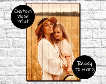 Personalized New Mom Photo Frame - Wooden Mother's Day Gift - Customized Present for Mom - Dog Mom Gift Ideas