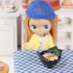 Miniature Ramen Japanese Cuisine in Ceramic Bowl, Miniature Japanese food, Miniature noodle, Dollhouse Miniatures Food, Dollhouse Japanese food, Dollhouse noodle, Dollhouse Ramen, Dollhouse miniature, Miniature Scale 1:12, Dollhouse Bakery, Miniature food, Dollhouse food, Realistic Miniature, Perfect collectibles for miniature lovers.