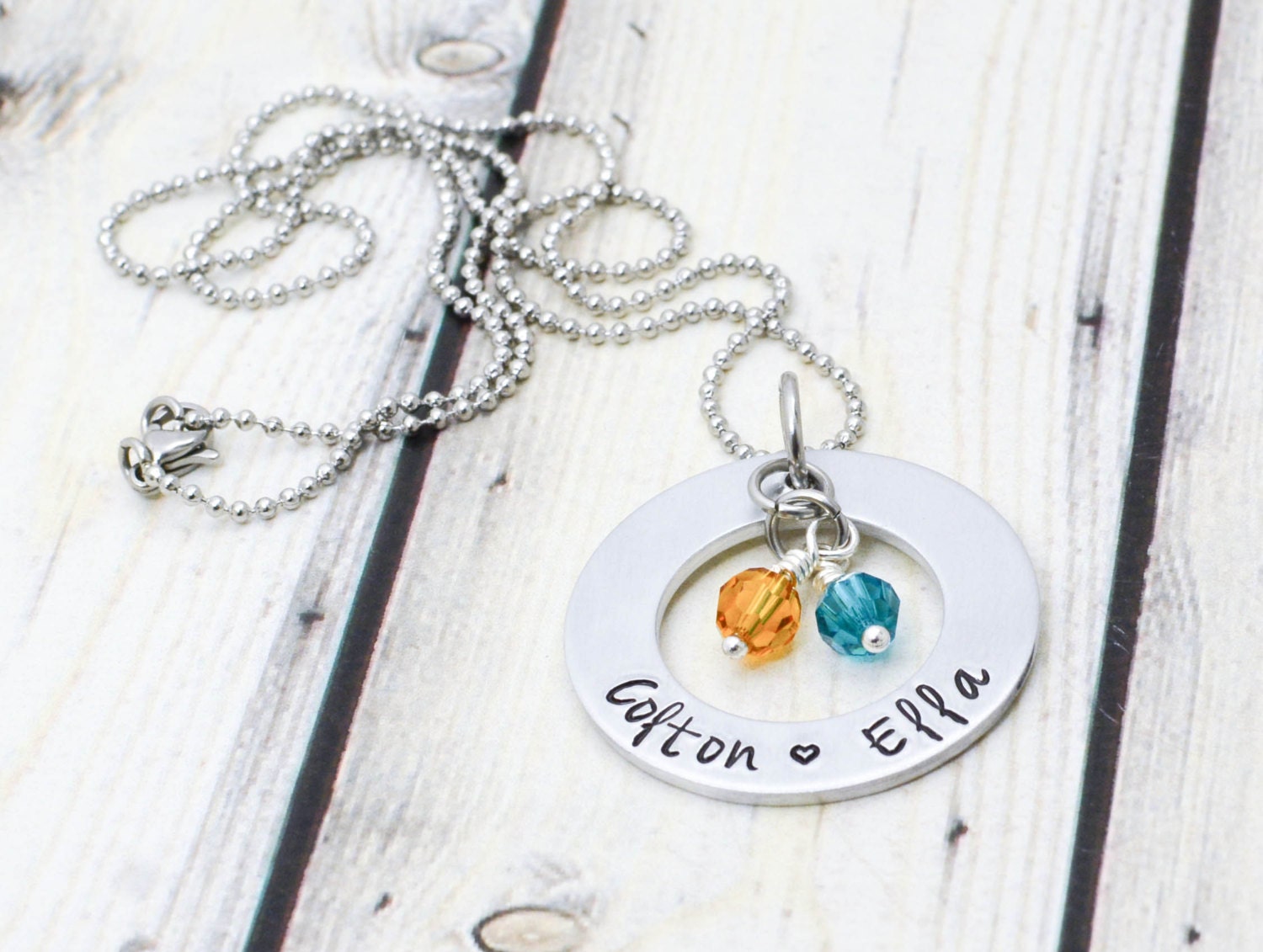 Birthstone Necklace for Mom Gift for Mom Personalized Etsy