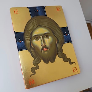 Jesus Christ Icon,Byzantine Icon,Orthodox Icon,Iconography,Hand painted icons.