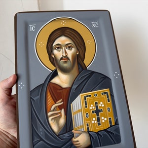 Pantocrator,Jesus Sinai,Byzantine Icon,Orthodox Icon,Iconography,Handpainted Icon,Religious gift,Christian painting.Handmade icons.