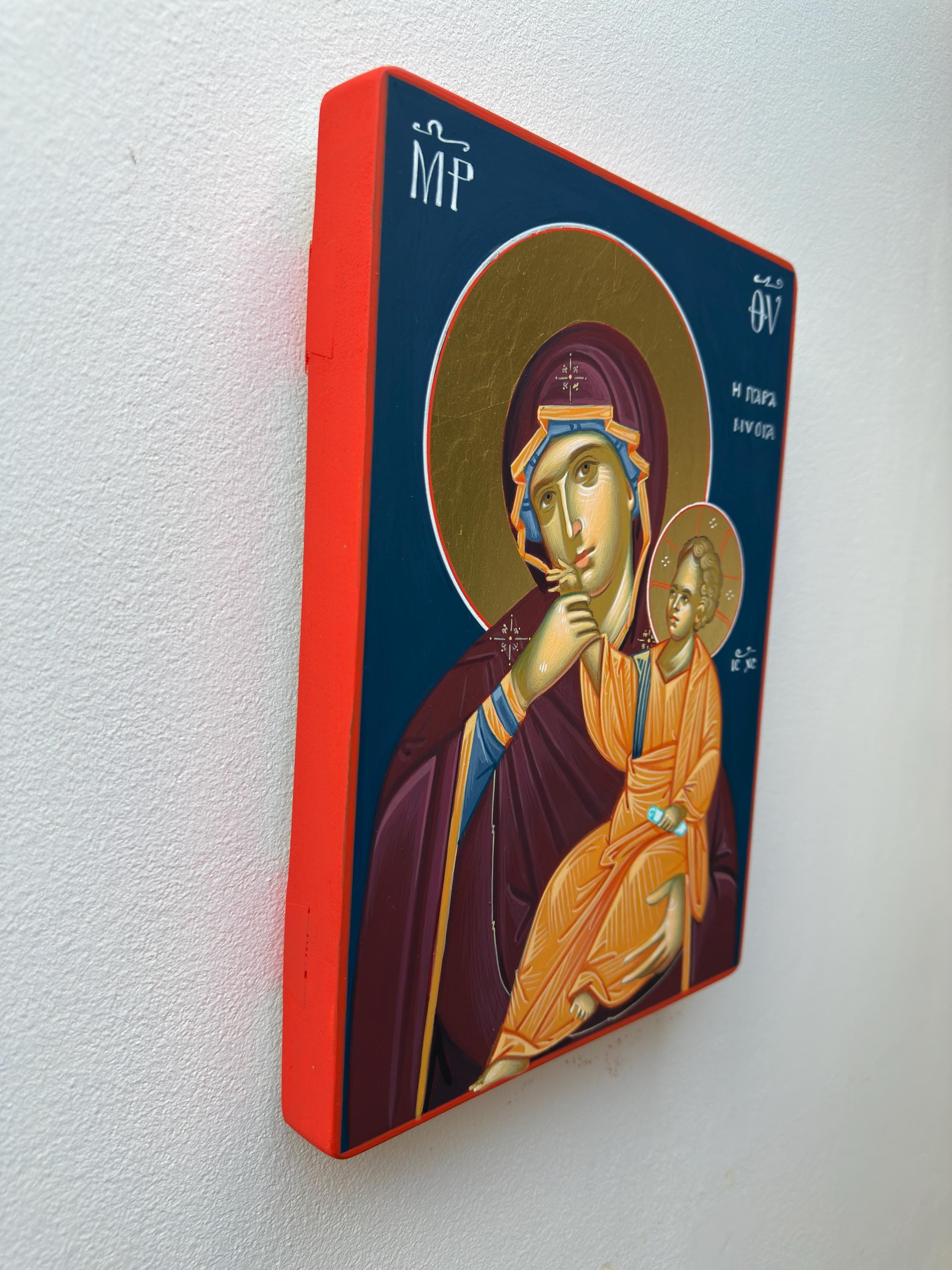 パラミシア、神の母、ビザンチンアイコン、正教会アイコン、図像学