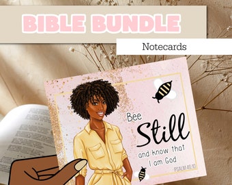 Bible Verse Notecard Bundle: Christian Blank Cards