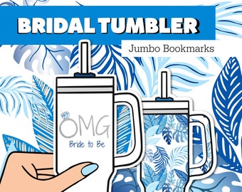 Bride To Be Laminated Bookmark: Bridal Shower Gift