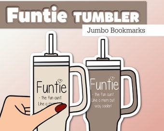 Funtie Aunt Bookmark: Sister Birthday Gift