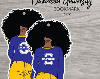 Oakwood University jumbo bookmark. Hbcu homecoming 2020. Hbcu gift shop. Oakwood Ambassadors