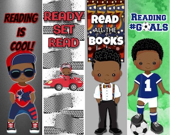 Kids Bookmarks: Inspirational Reading Bundle (Set of 4)
