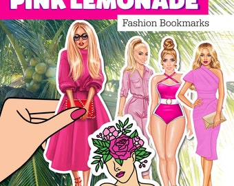 Pretty in pink.  Read in style. Stylish Teacher. Gifts for readers. Galentine. Pink girls rock. Summer Reading. Blonde bombshell. Bestie