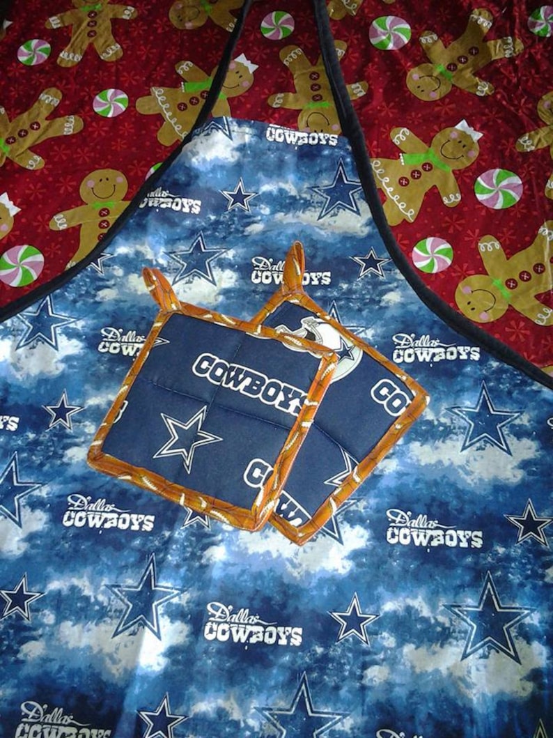 4pc NFL Dallas Cowboys Custom Handmade Cooking Set. Adults and Etsy