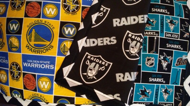 Raiders Super Bowl Party Las Vegas Birthday Gift Home Decor Anniversary Dinning room Oakland Black and White Rectangular Placemats