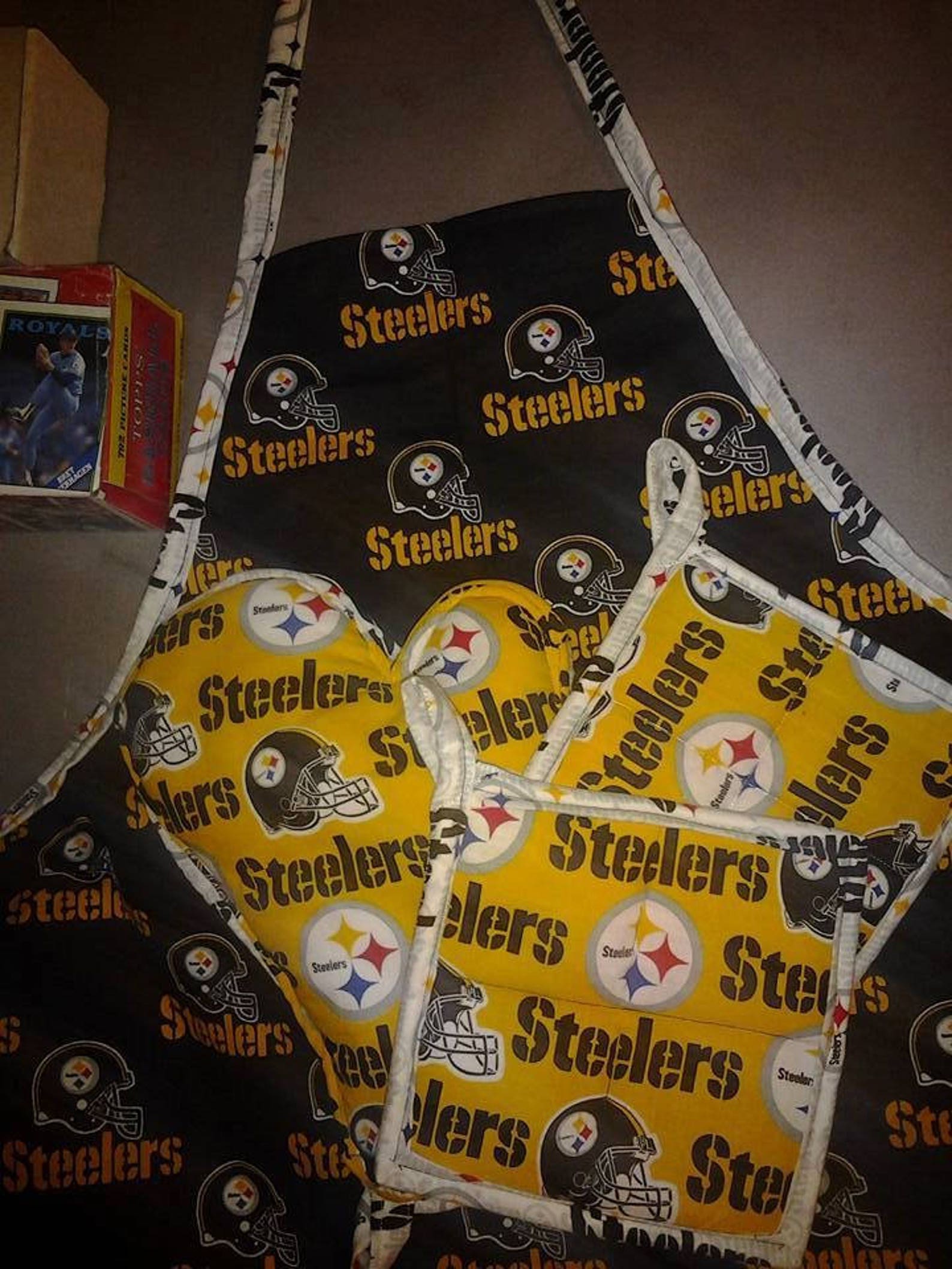 Custom Handmade NFL Pittsburgh Steelers Cooking Set. | Etsy