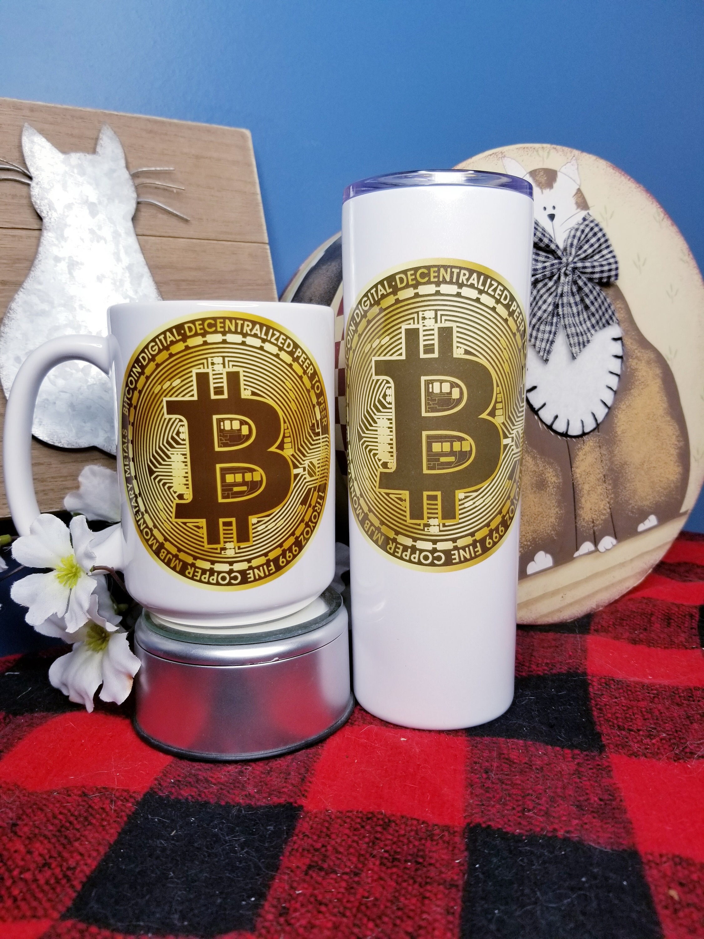 Bitcoin Mug Bitcoin Gifts Bitcoin Travel - Etsy