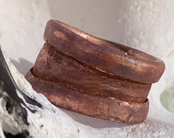 viking copper ring,adjustable copper band ring, men copper ring
