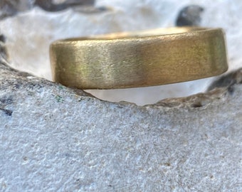 Marius size 66 Band brass ring,men ring,Wedding ring, anniversary ring, slim band ring