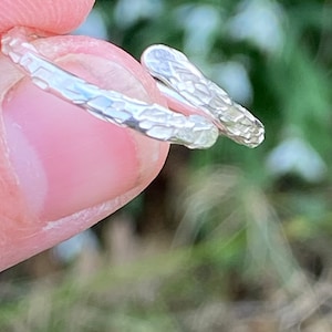 Wrap silver ring,band silver ring, Viking ring,thumb ring