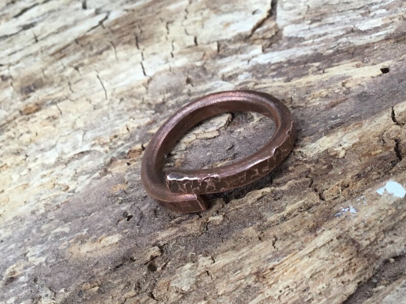 Wrap ring.simple ring.band ring.copper ring delicate ring.stack ring.