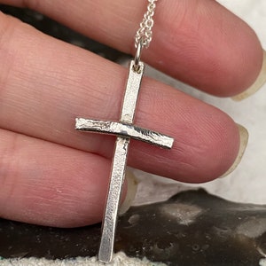 Cross Silver pendant, Protection Cross Necklace,Perfect Gift Idea,Silver Cross pendant,Baptism Gift