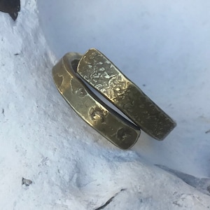 steampunk Ring,Wikinger Messing Ring,rustikaler Ring,Daumen Ring,gehämmert Ring