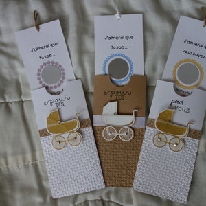 CARTE À GRATTER,  annonce marraine/parrain