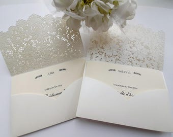 Personalized bridesmaid proposal, bridesmaid announcement