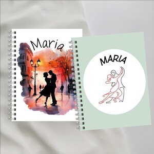 CAHIER NOTES  DANSE, livret de notes, cahier reliure double