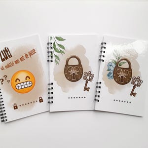 CARNET MOT PASSE, carnet mots secrets, journal mots de passe Internet