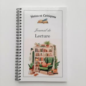 JOURNAL DE LECTURE/ journal à remplir/amateurs de livres