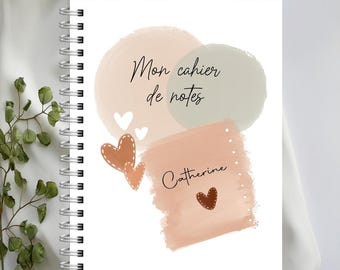 NOTEBOOK, bullet journal style, notebook, double-bound notebook