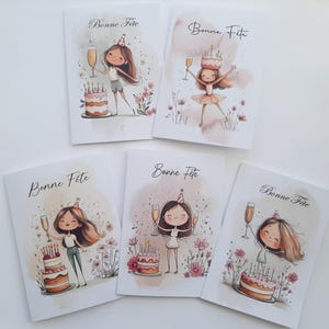 CARTE DE VOEUX, carte d'anniversaire,  carte sans texte