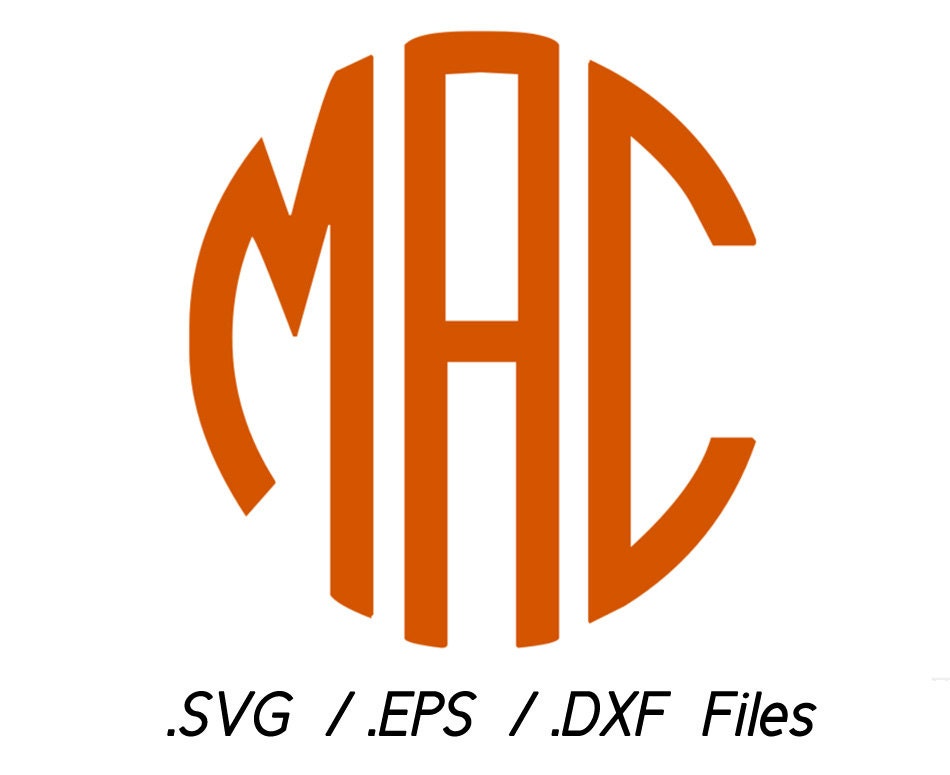 Download Circle monogram font vector. Complete alphabet. SVG ...