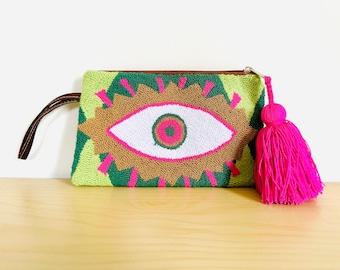 Clutch Wayuu Original - Diseño Colorido