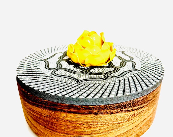 Wood and Hand painted  Tortilla Holder. Handmade in Mexico