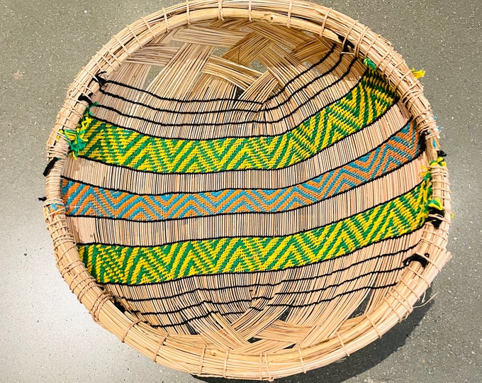 Mehinako People from Brazil – Traditional Fishing Basket